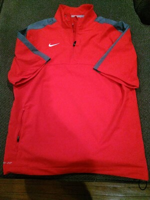 Nike DRI Fit Short Sleeve Wind Jacket Mens S Worn Once Excellent