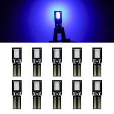 Blue 10x T5 5630 Led Gauge Cluster Dash Instrument Light Bulb 73 74 58