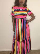 Shein Striped Maxi Dress