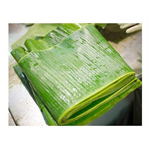 Hojas de plátano fresco hoja de plátano verde natural ideal para cocinar - Imagen 6 de 7