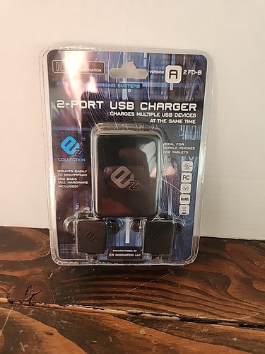 E Z Collection Intelligent Charging System 2 Port USB Charger New Sealed Package - Picture 2 of 5