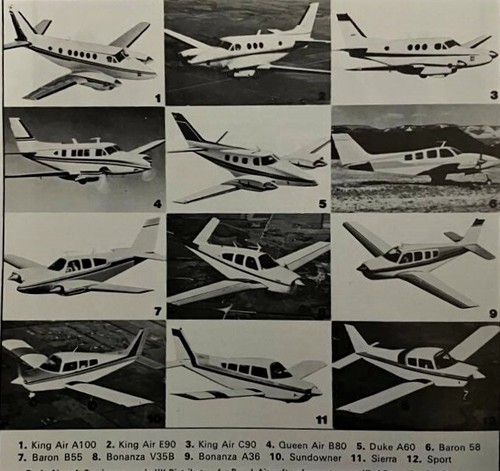 Beechcraft Eagle Flugzeug Dienstleistungen Flugzeugvermietung Anzeige 1975 Leavesden - Bild 2 von 2