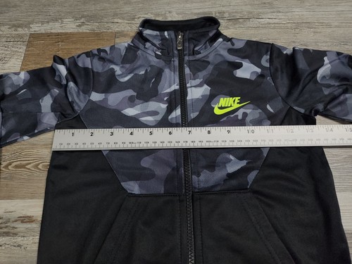 NEW Nike Boys Camo Track Jacket Sz 4 Extra Small 3-4 Yrs Lightweight Soft Lined - Picture 9 of 11