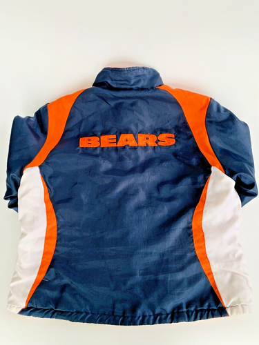 Giacca cappotto reversibile vintage NFL Chicago Bears pile calcio taglia M donna - Foto 2 di 7