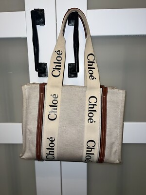 Chloe正規品/関税送料込み Woody Medium TOTE BAG Chloe Woody Tote Medium | eBay