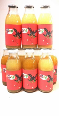 Bing 10 Bottigliette Di Succo Di Frutta Pera Pesca Personalizzate Ebay