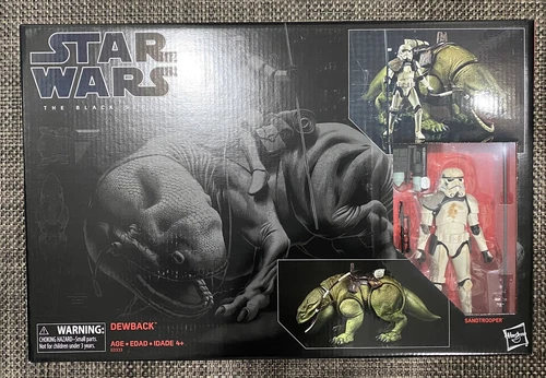 New Sealed Star Wars The Black Series #04 DEWBACK SANDTROOPER 