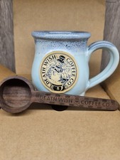 Death Wish Coffee Mug Frostbite Limited Edition With Wooden Scoop 666/3500 NIB