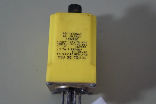 AMF Potter & Brumfield CSJ-39-70010 Adjustable AC Voltage Sensor Relay - Picture 4 of 6