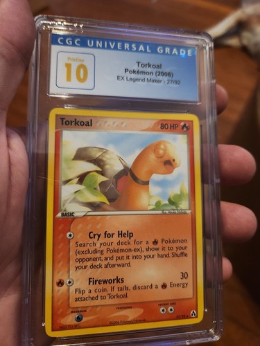 Torkoal graded CGC 10 for sale on eBay