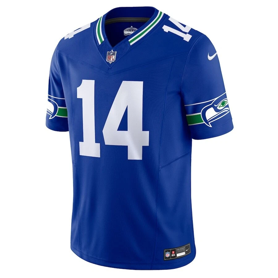 Nike Seattle Seahawks No3 Russell Wilson White Men's Stitched NFL Limited Team Logo Fashion Jersey