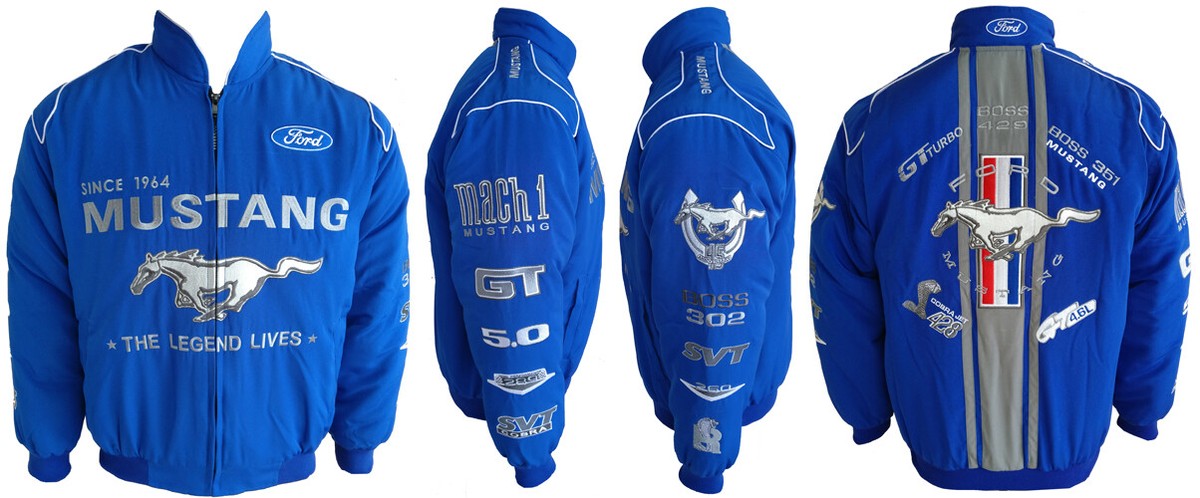 Ford Mustang GT Turbo Mach1 Motorsport Racing Fan Jacket S-6XL | eBay