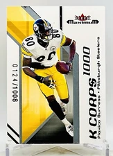 2002 Fleer Maximum K Corps #57 Plaxico Burress/1008 Steelers