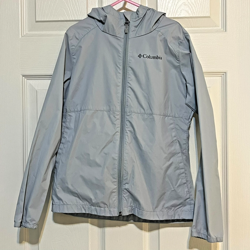 Columbia Switchback II Gray Rain Jacket Youth Small 7-8 Waterproof