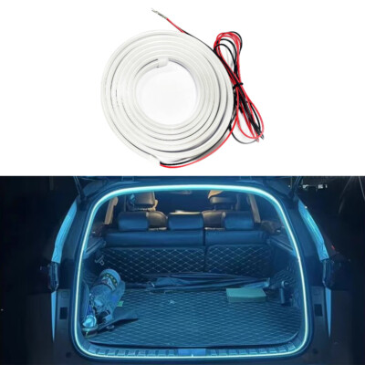 Dynamic Flowing Car Trunk Light Strip, 2025 New Trunk Cargo Ambient Lighting Led Strip Lights Interior Illumination Decorations Invisible Installation - View #13