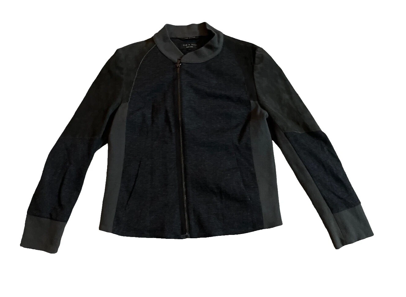Chaqueta de moto Rag & Bone Negro abrigos, chaquetas y chalecos para Mujeres