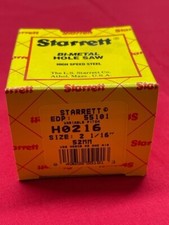 Starrett VH0216 Variable Pitch Bi-Metal Hole Saw 2-1/16"   (AKA H0216) IN STOCK