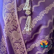 Cotton Silk blend 3-piece suit set.