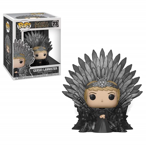 Funko Pop Deluxe Game Of Thrones S10 Cersei Lannister on Throne w/ Box Damage - Picture 1 of 3