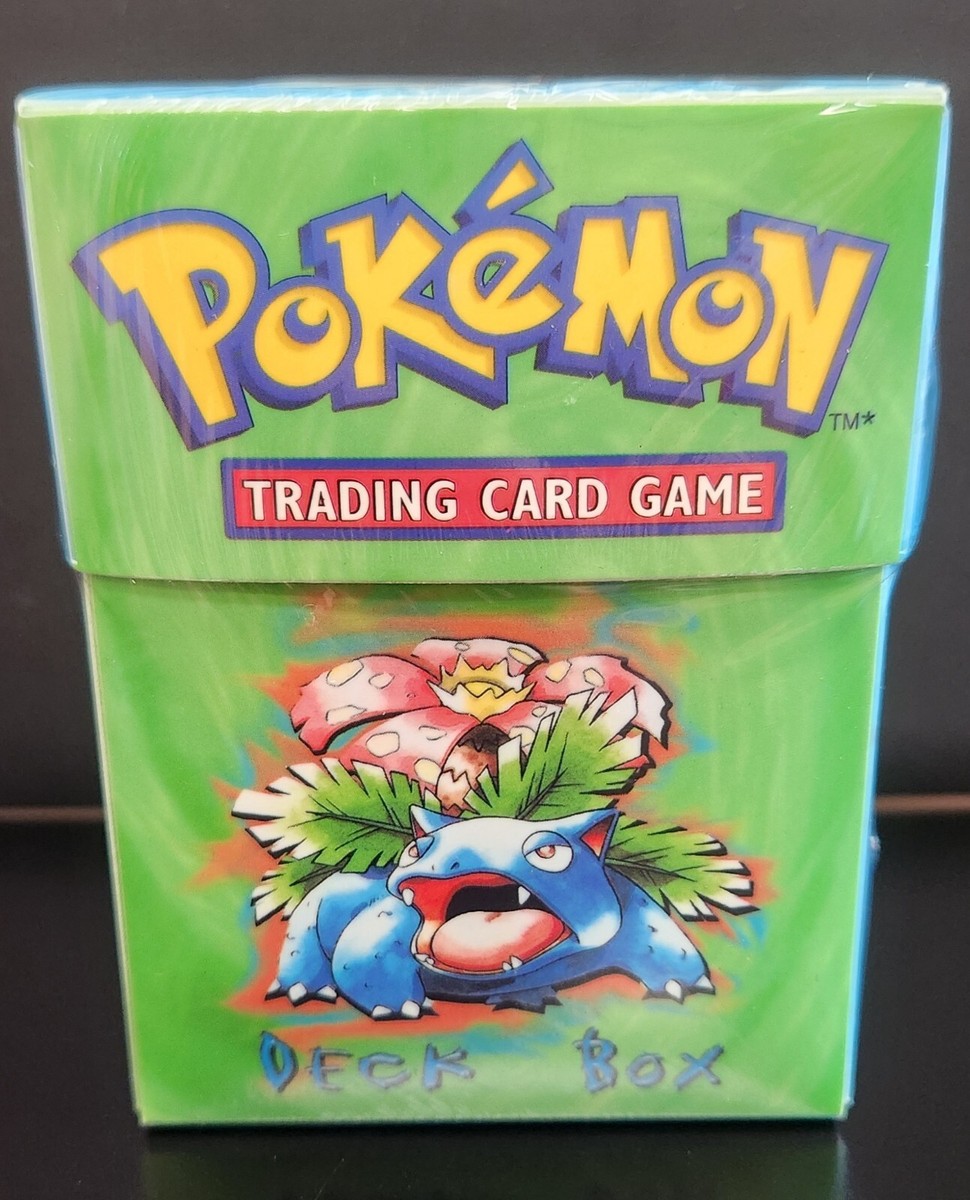 3x SEALED 1999 Pokemon WOTC Deck Boxes w/ Display - Charizard