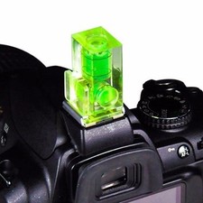 2 x Hot Shoe Two Axis Double Bubble Spirit Level For Canon Nikon Camera DSLR