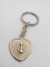 Keychain In Silver 925 - Marina - Maritime - Sailor - Anchor