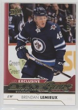 2017-18 Upper Deck Young Guns Exclusives 97/100 Brendan Lemieux #487 9ui