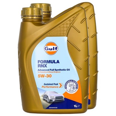 Motoröl Gulf Formula RNX 5W-30 2 X 1 Liter für Renault Saab Smart Subaru Toyota 