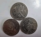 2001 20 Cent Twenty Cent Centenary of Federation "ACT", "NI", "NSW" - see pic