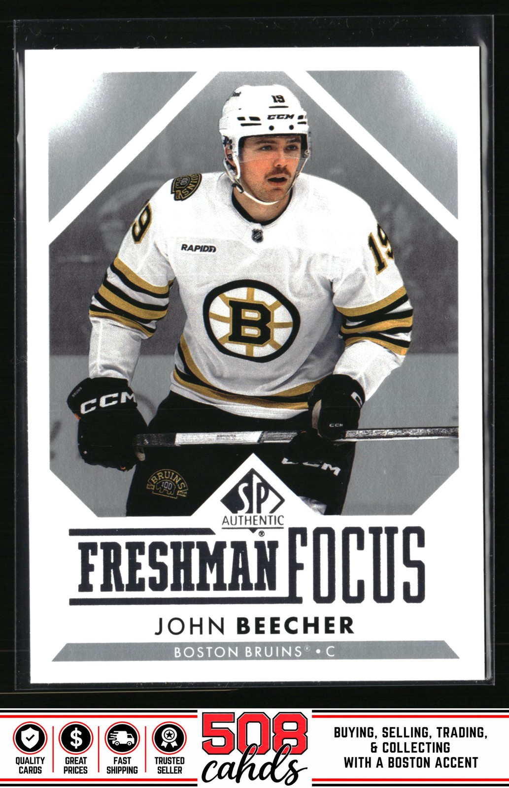 2023-24 SP Authentic #FF-44 John Beecher Freshman Focus