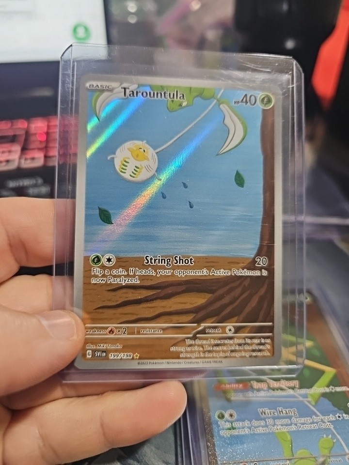 Pokémon TCG Tarountula Illustration Rare Card Scarlet & Violet Base Set