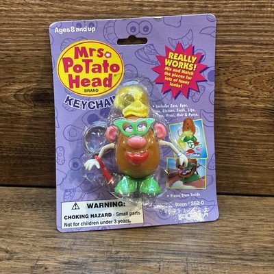 Mrs. Potato Head Miniature Keychain Basic Fun 362-0 Hasbro 1998 Vintage