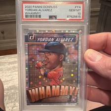 2020 Panini Donruss Yordan Alvarez Rookie Whammy! Case Hit PSA 10 Gem Mint🔥📈