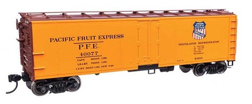 Walthers Mainline 910-41413 escala HO 40' acero refrigerador Pacific Fruit Express | Zustand: New
