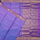 Vintage Purple Dual Tone Sarees 100% Pure Silk Zari Handwoven Sari 5YD Fabric