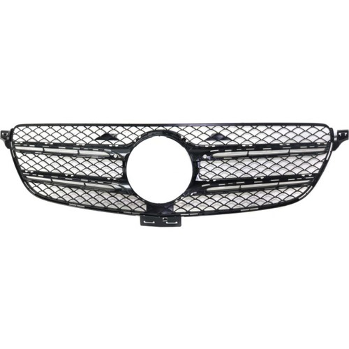 For Mercedes-Benz GLE43 AMG Grille Assembly 2017-2019 Textured Black Shell CAPA