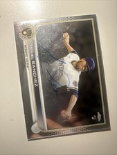 2022 Topps Chrome - Rookie Autographs Miguel Sanchez #RA-MS (AU, RC)