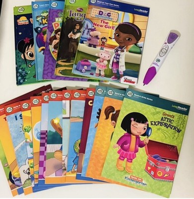 LeapFrog LeapReader and 20  Interactive Books for Kids Learn to Read Write Talk