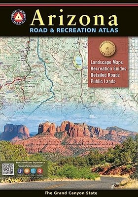 Benchmark Maps - Arizona Road and Recreation Atlas - New Spiral bound - O245z