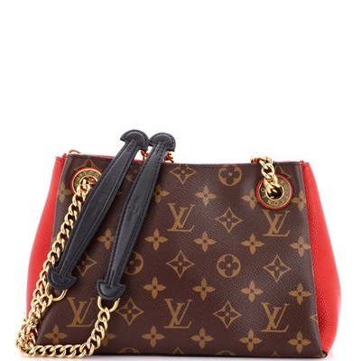 Louis Vuitton Surene Handbag Monogram Canvas with Leather BB