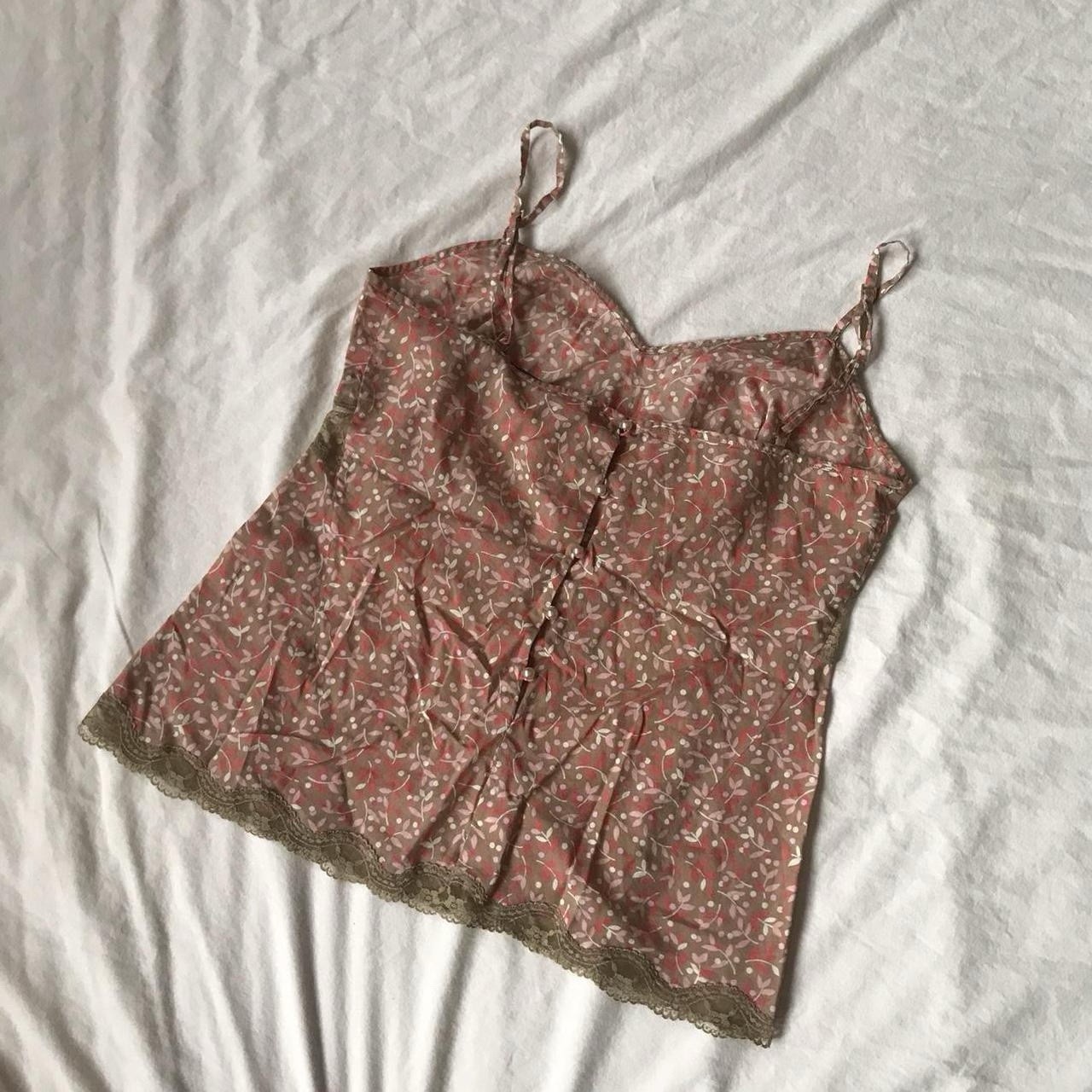 Express Design Studio Leaf Pattern Coquette Cotto… - image 3