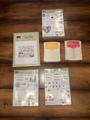 Stamping Up Set Five Items Some New Some Used