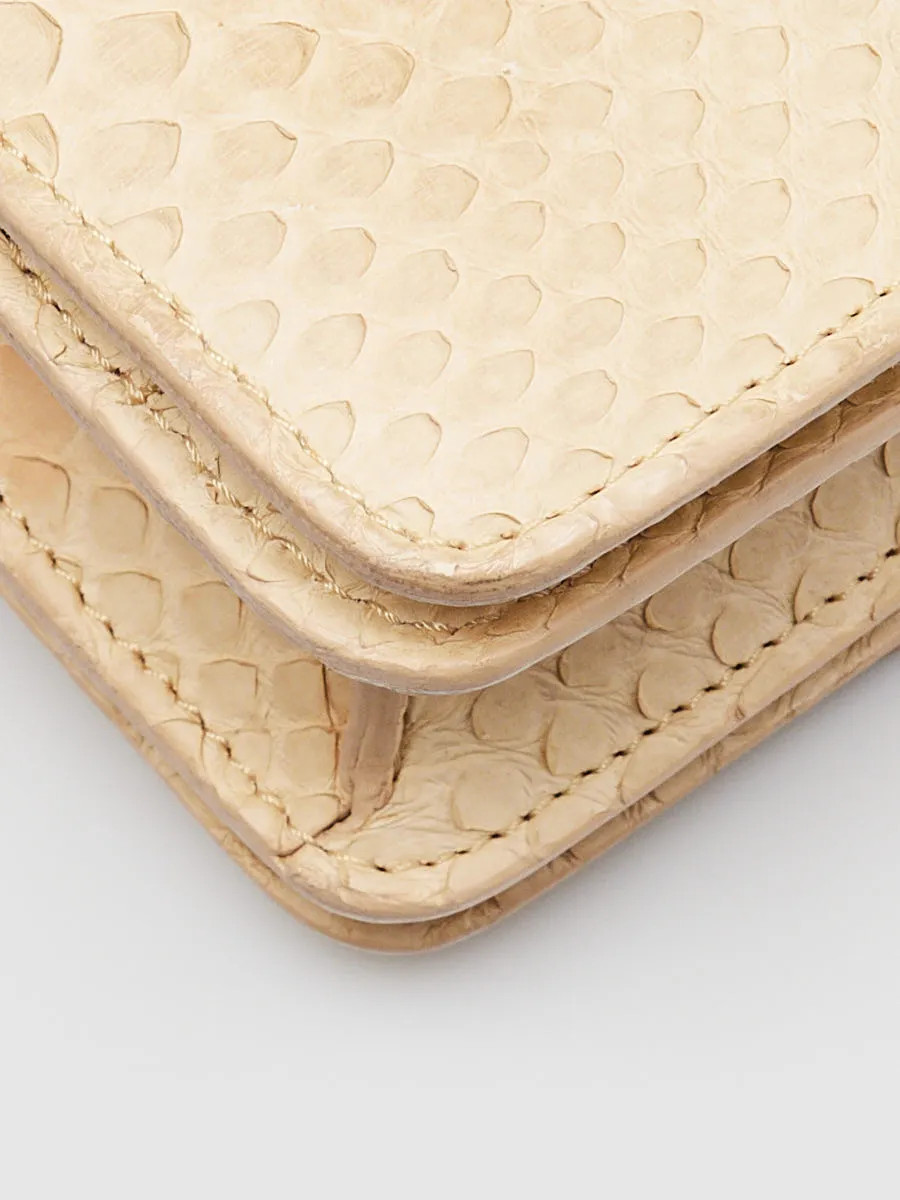 Celine Beige Python Mini Box Bag - image 4