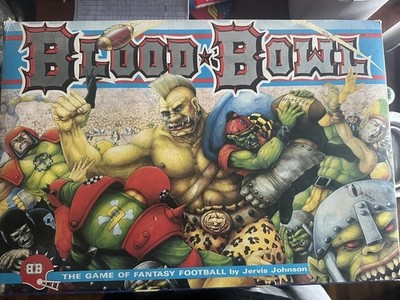 Blood Bowl Vintage Games Workshop 1988 board game as is