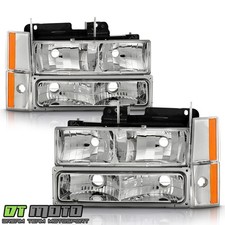 1988-1993 Chevy Silverado Suburban Sierra Yukon Headlights Corner Bumper Lights 1988-1993 Chevy Silverado Suburban Sierra Yukon Headlights Corner Bumper Lights