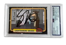 Seth Macfarlane Signed Inkworks Family Guy Stewie Card Psa Dna Encapsulated
