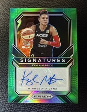 Kayla McBride 🔥 Prizm AUTO 2021 Panini Prizm WNBA Signatures Green #SG-KMB