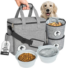 Dog Travel Bag for Supplies - Airline-Approved Backpack for Dogs - Pet Supply Or