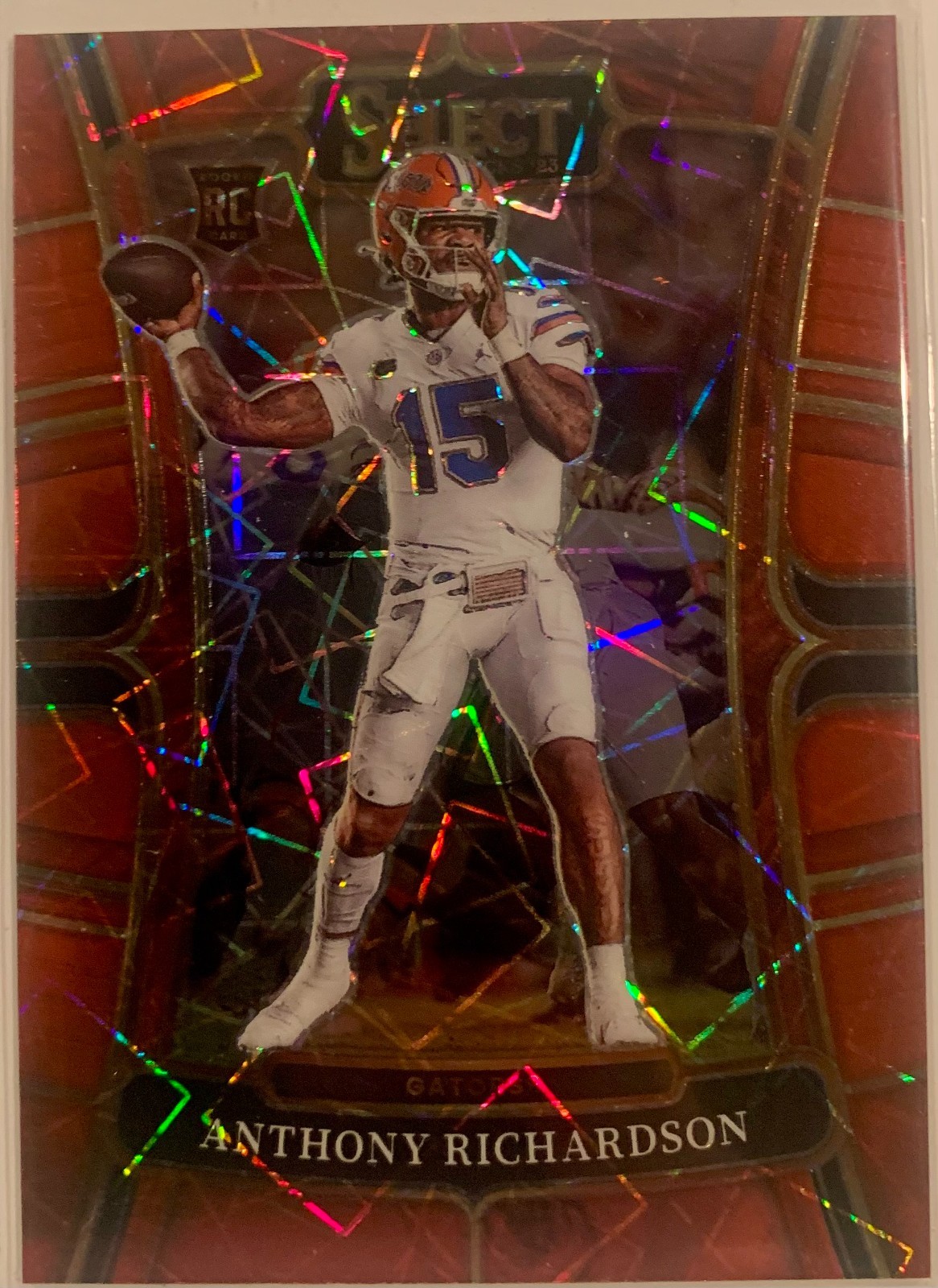 2023 Select Draft Picks Concourse Anthony Richardson Red Lazer Prizm Rookie #4