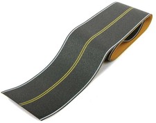 Walthers HO Scale Flexible Self-Adhesive Paved Roadway No Passing (Double Line)